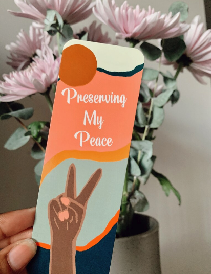 Preserving My Peace bookmark