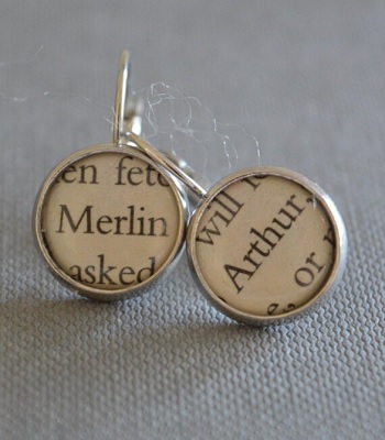 merlin and arthur earrings