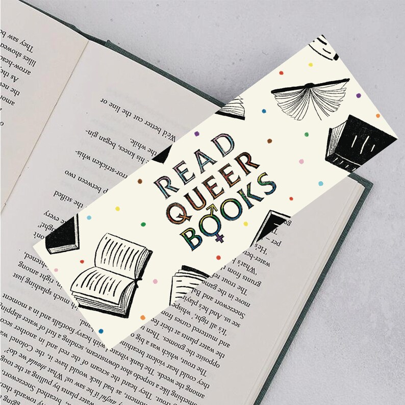 a photo of a Read Queer Books Bookmark