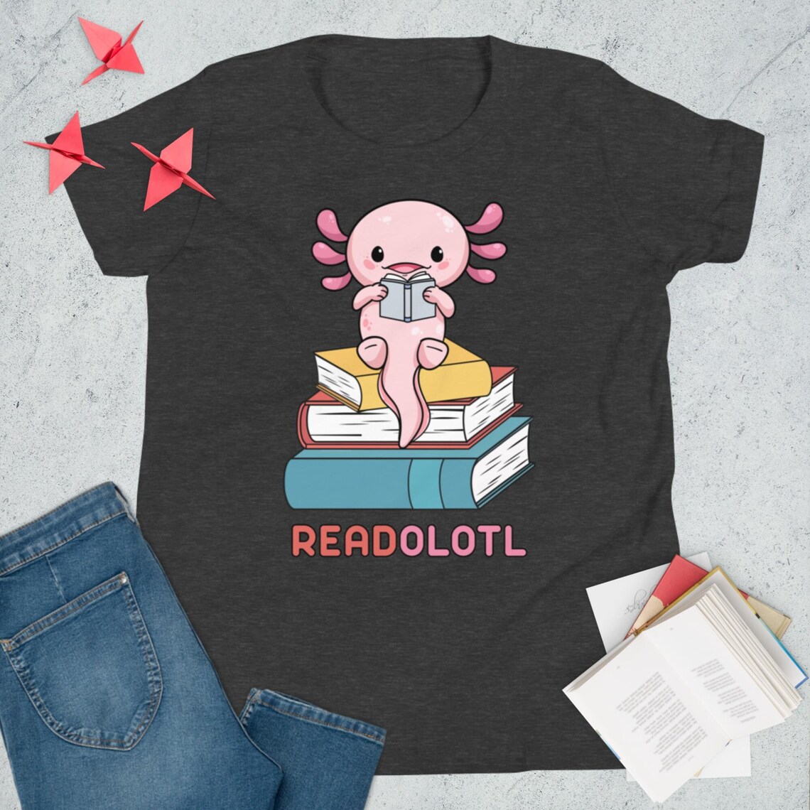 Readolotl Axolotl Shirt by Specialty Gifts Store