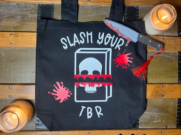 slasher tote and bookmark by theghoulsroom