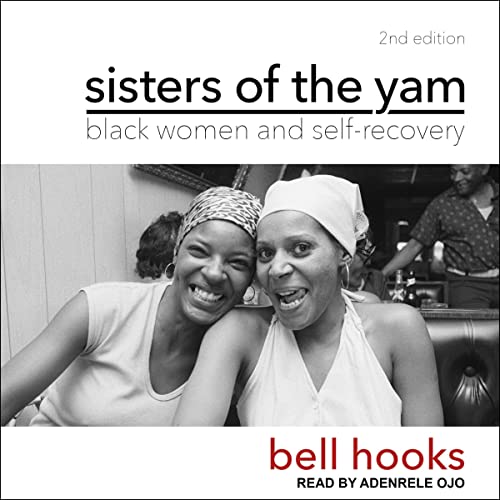 a graphic of the cover of Sisters of the Yam by bell hooks