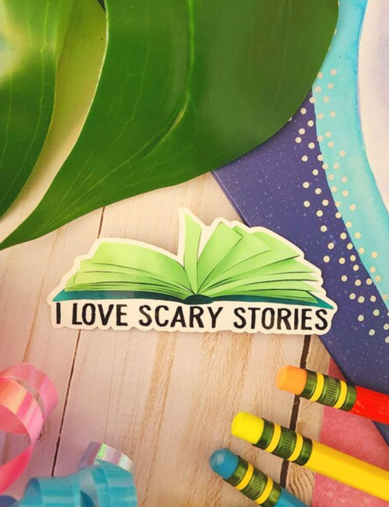 i love scary stories sticker by chincela