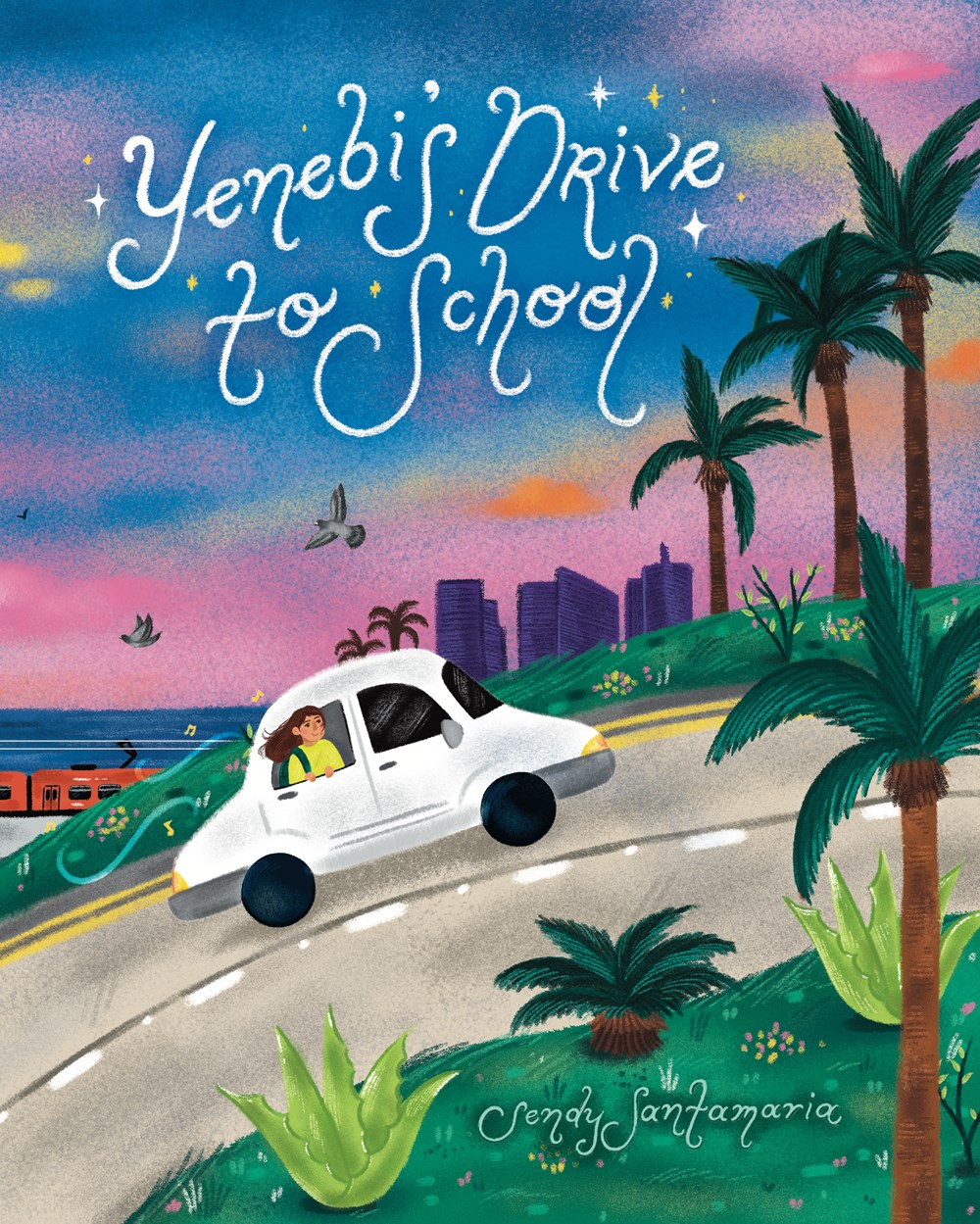Cover of Yenebi's Drive to School by Santamaria
