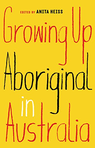 a graphic of the cover of Growing Up Aboriginal in Australia edited by Anita Heiss