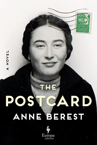 a graphic of the cover of The Postcard by Anne Berest, Translated by Tina Kover