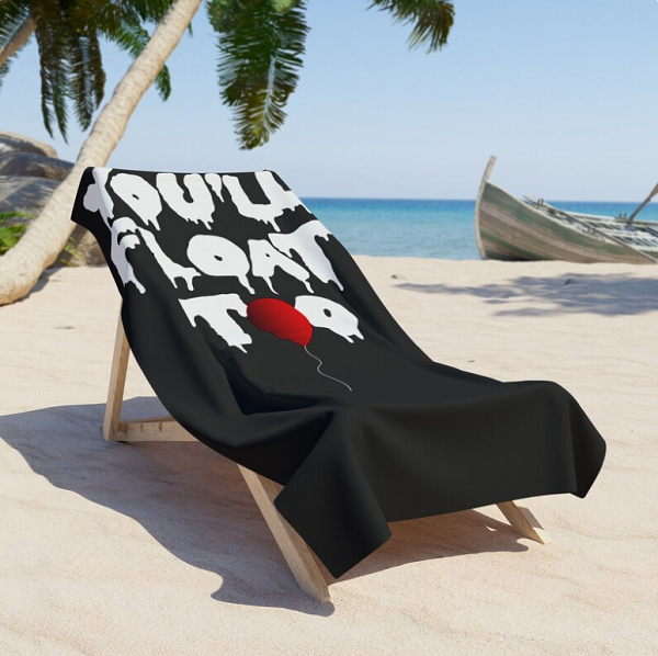 it inspired beach towel by burnthesceneboutique