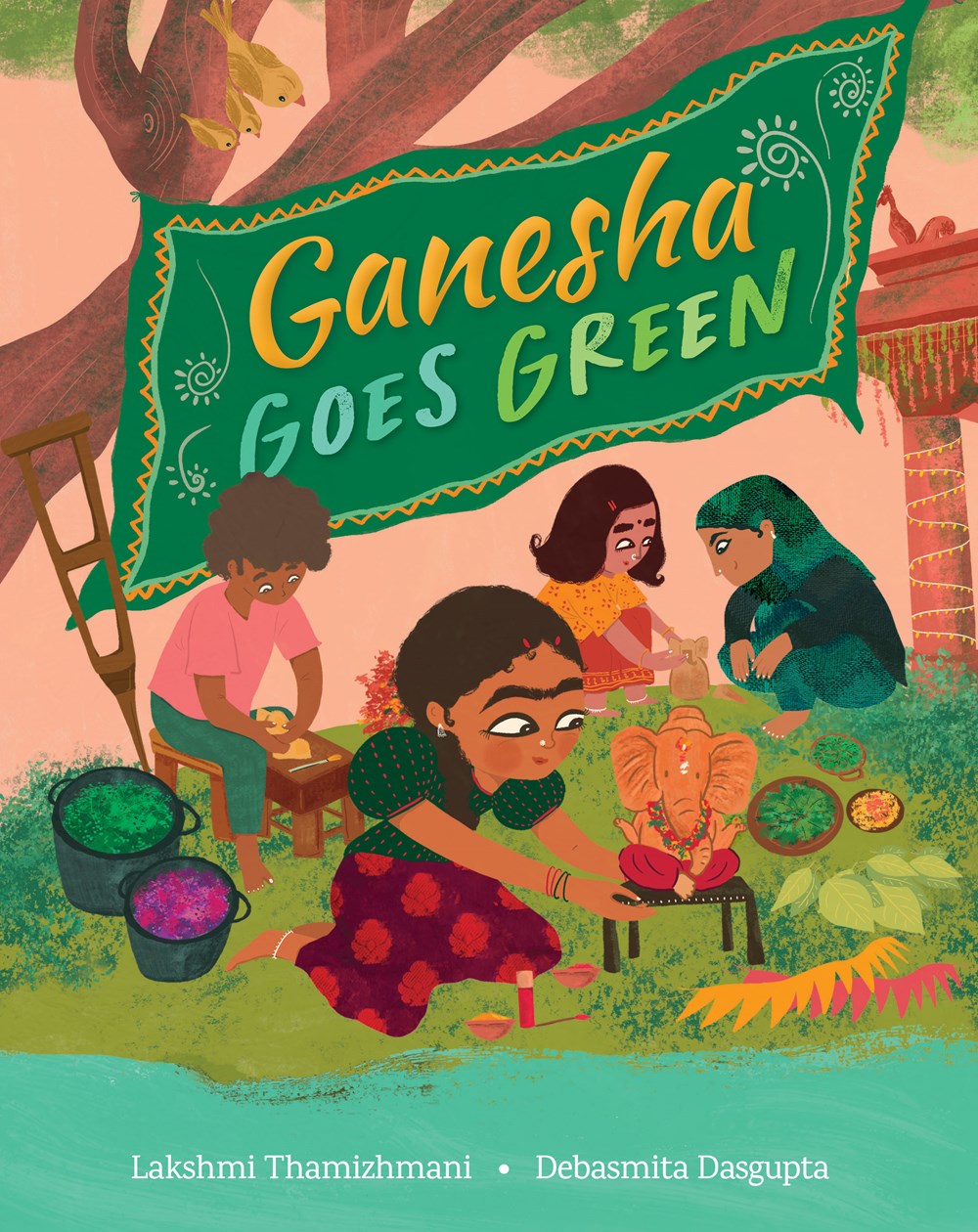 Cover of Ganesha Goes Green by Thamizhmani