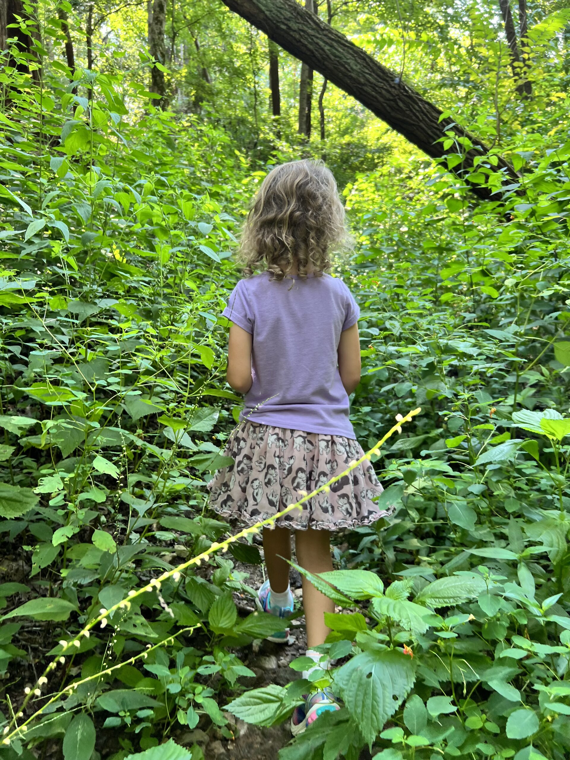 Marian in the forest, the kids are all right