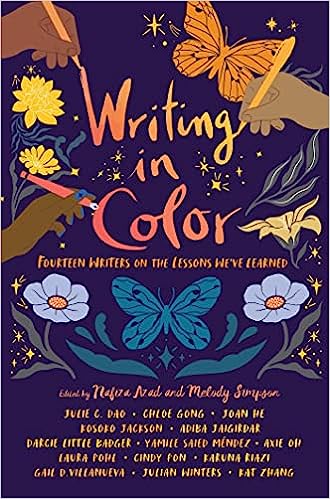 writing in color book cover