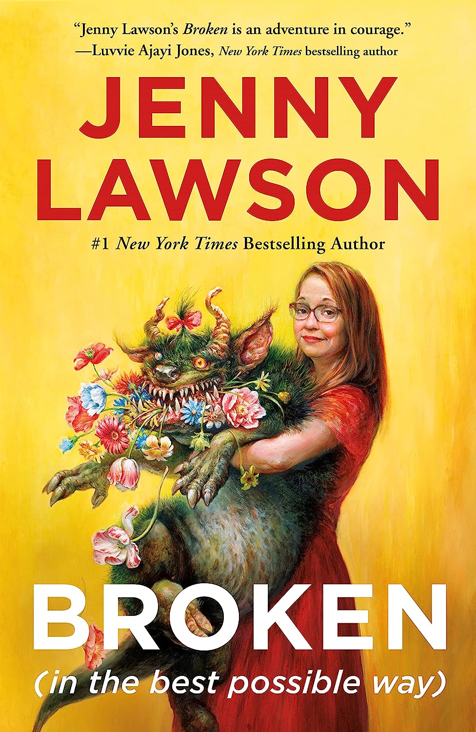 a graphic of the cover of Broken (in the Best Possible Way) by Jenny Lawson