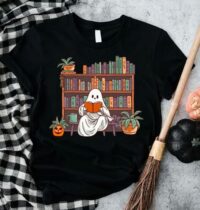 picture of Ghost Reading Library shirt
