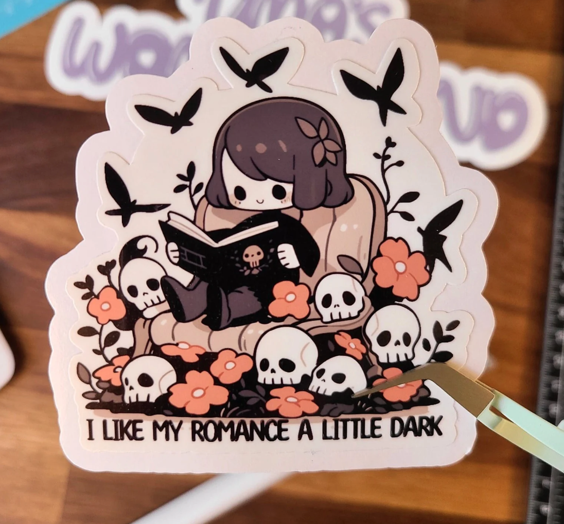 Dark Romantic Book Sticker 