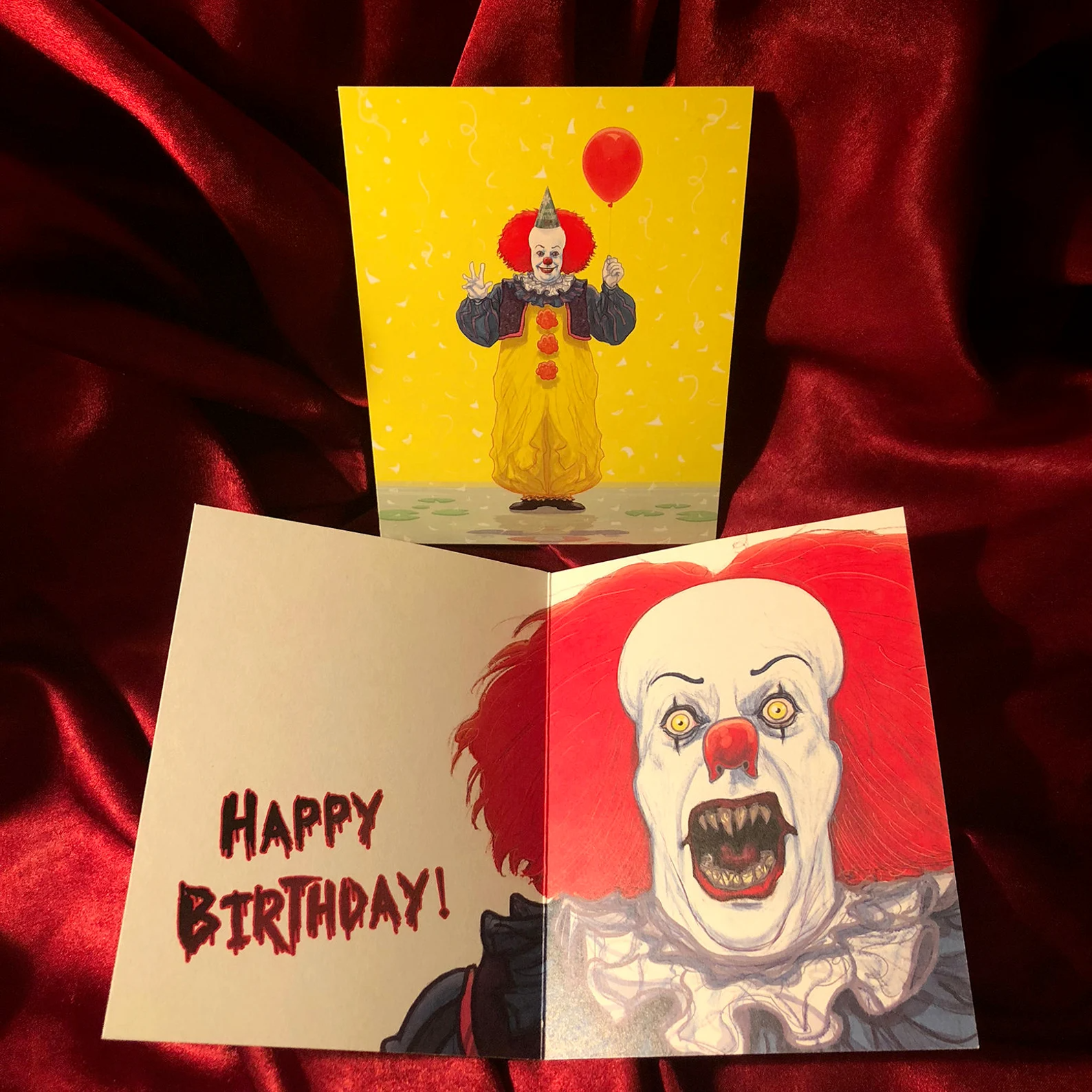 pennywise birthday card
