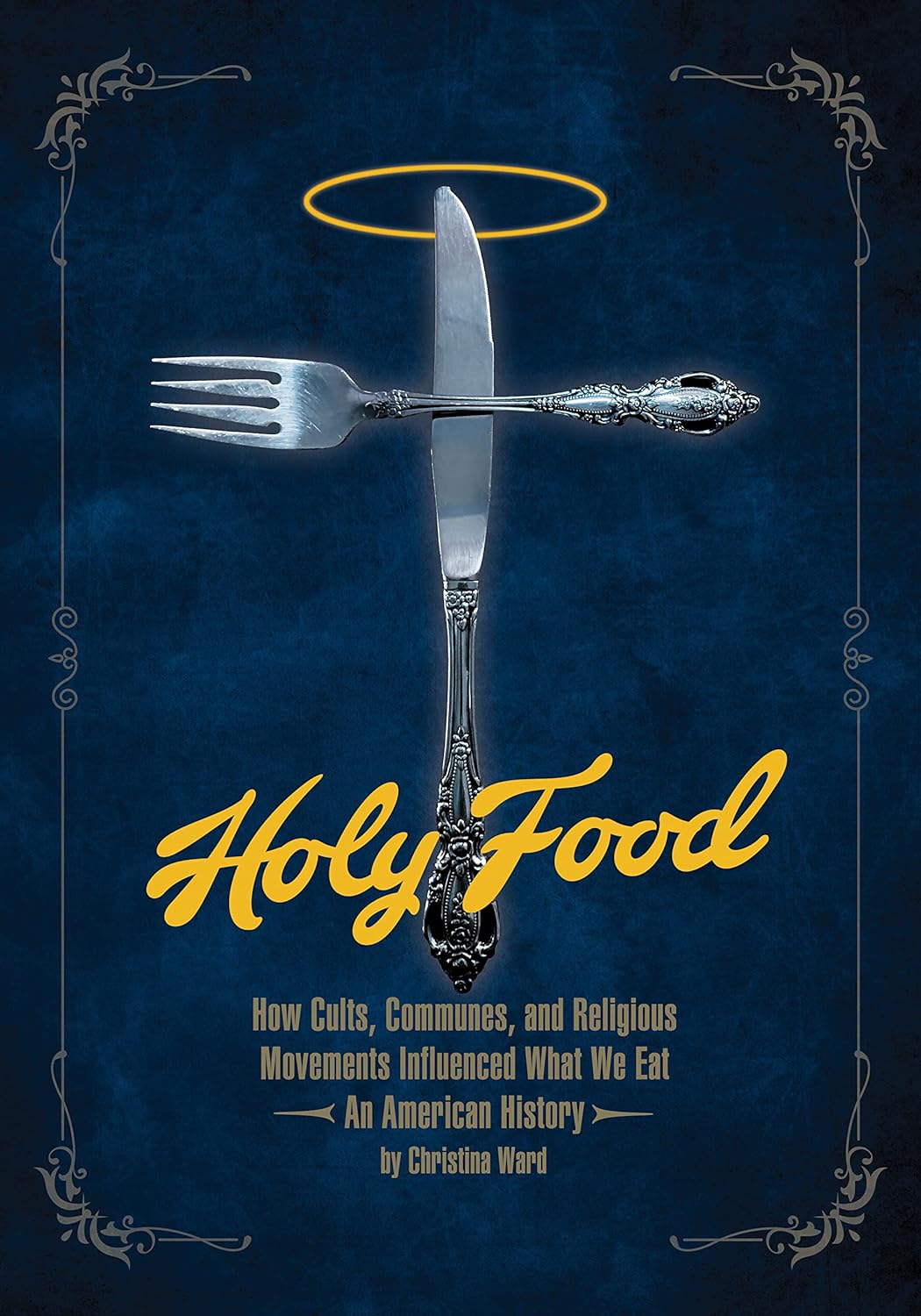 a graphic of the cover of Holy Food
