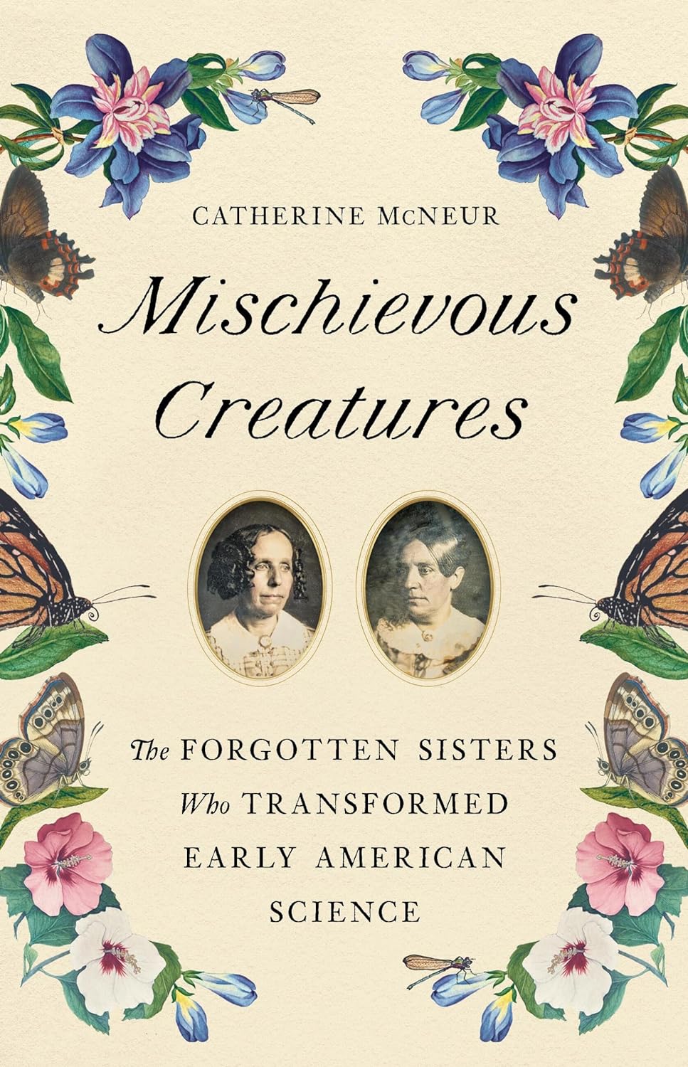 a graphic of the cover of Mischievous Creatures by Catherine McNeur