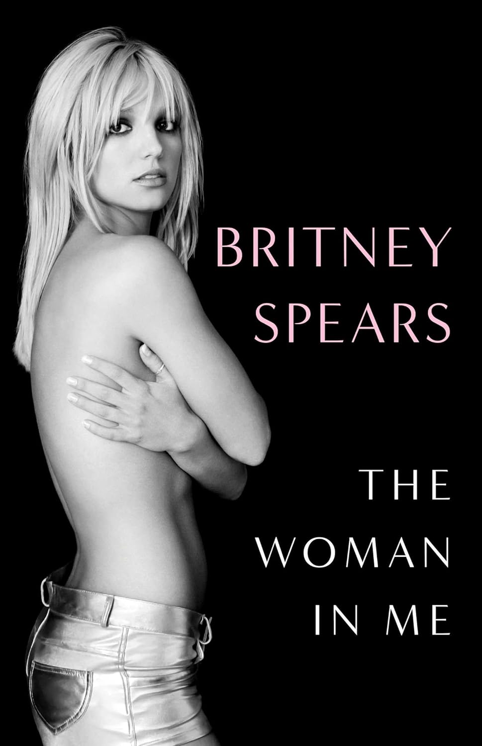 a graphic of the cover of The Woman in Me by Britney Spears
