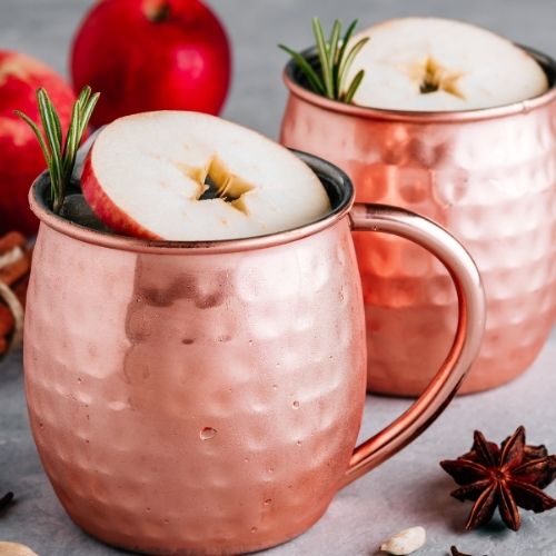 Caramel Apple Moscow Mules