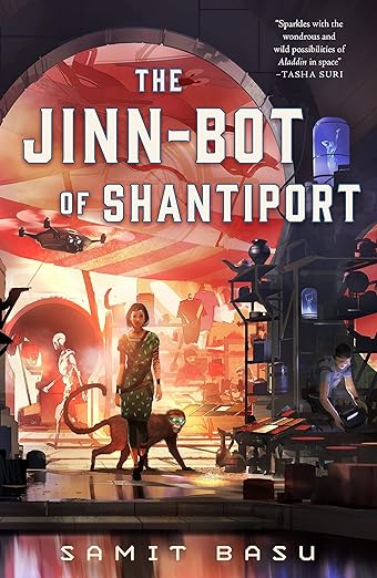 Cover of The Jinn-Bot of Shantiport by Samit Basu