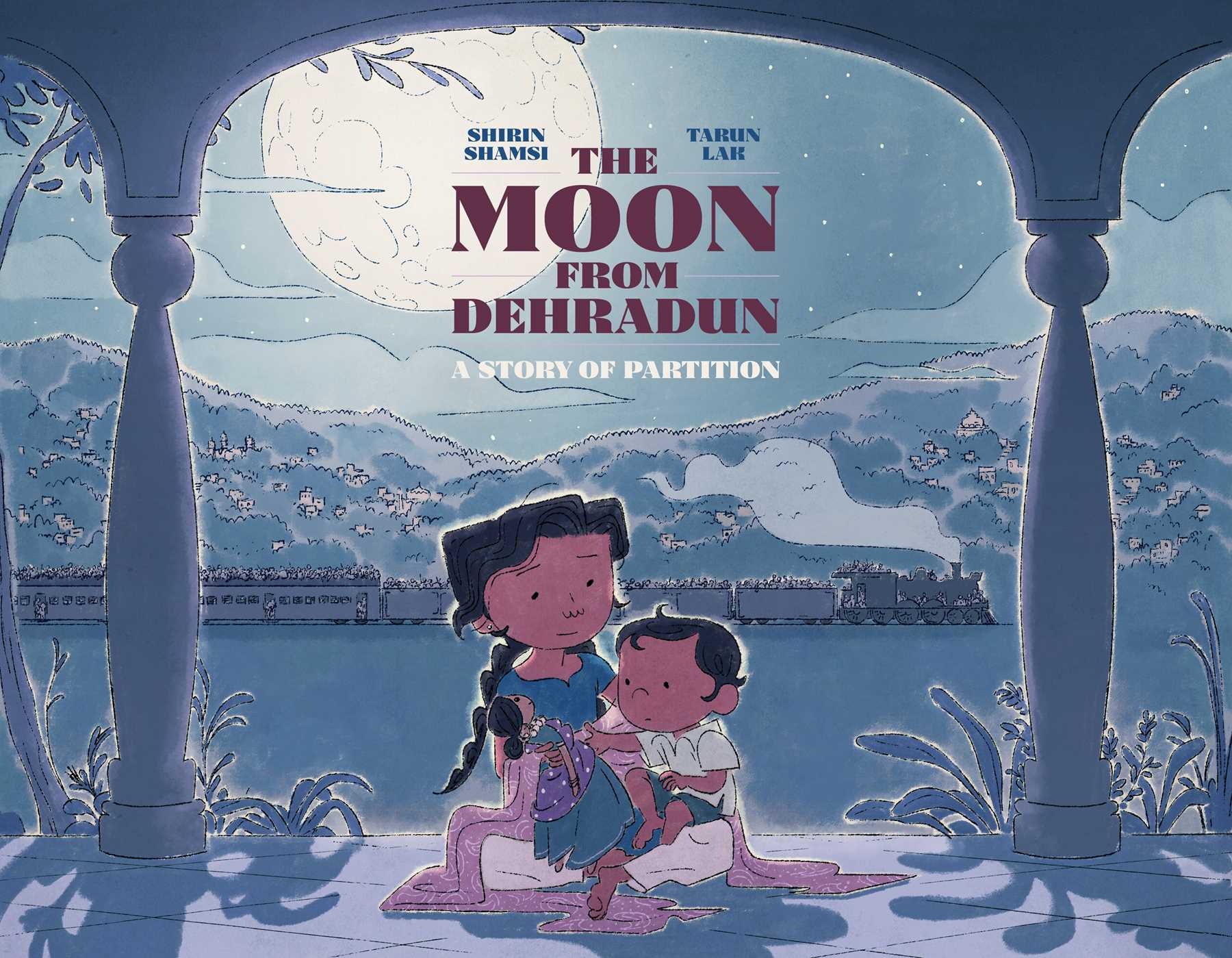 The Moon from Dehradun by Shamsi