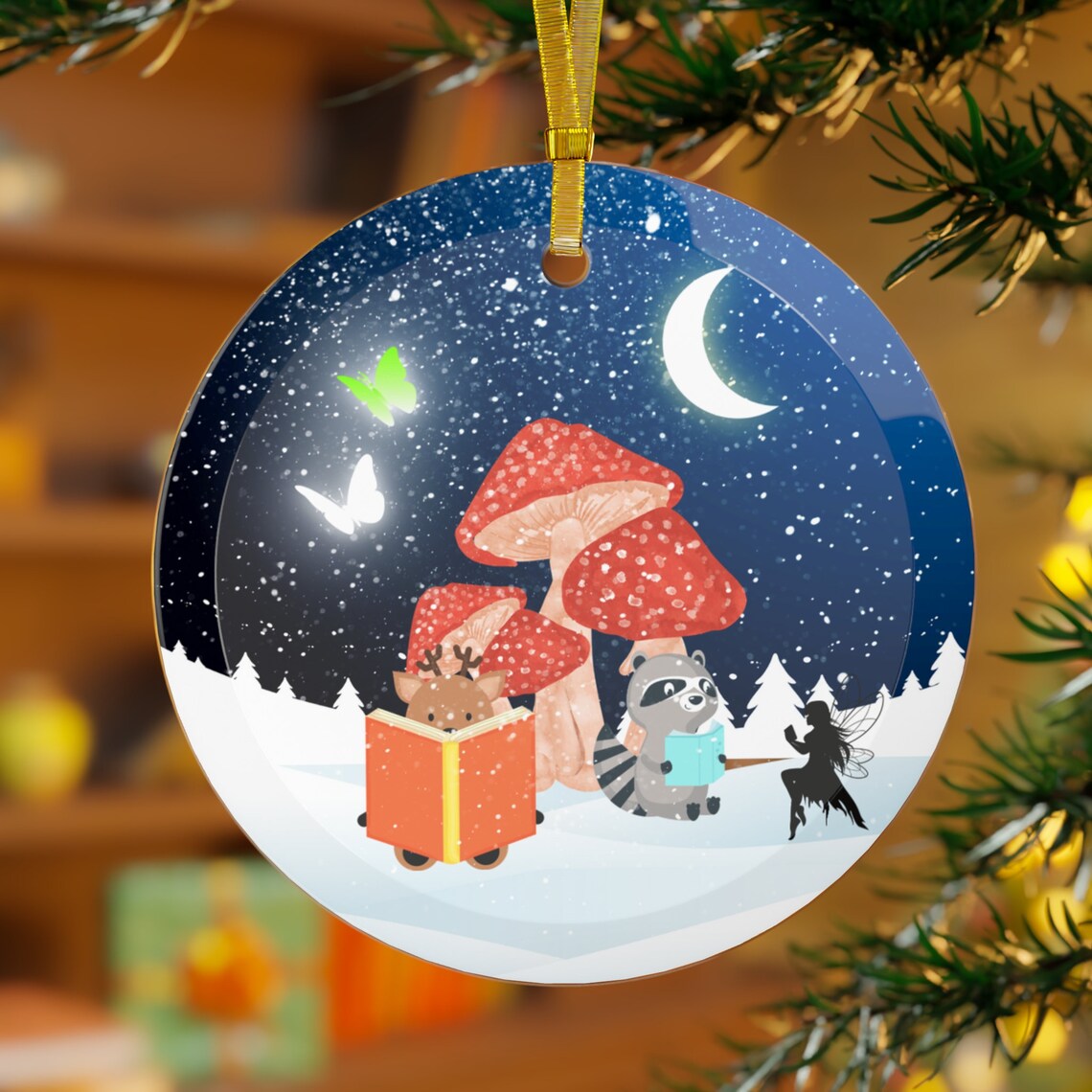 Children's Christmas Ornament by Island Boho Designs