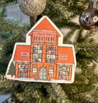 picture of gingerbread bookstore sticker