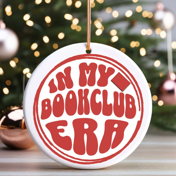 Bookclub Christmas Ornament