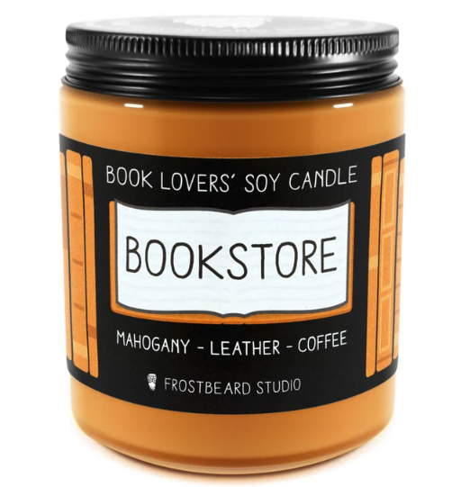 Bookstore Candle