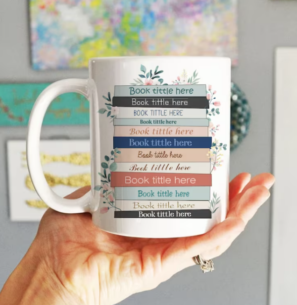 Personalized Book Mug