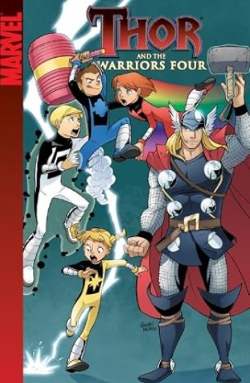 Thor and the Warriors Four cover