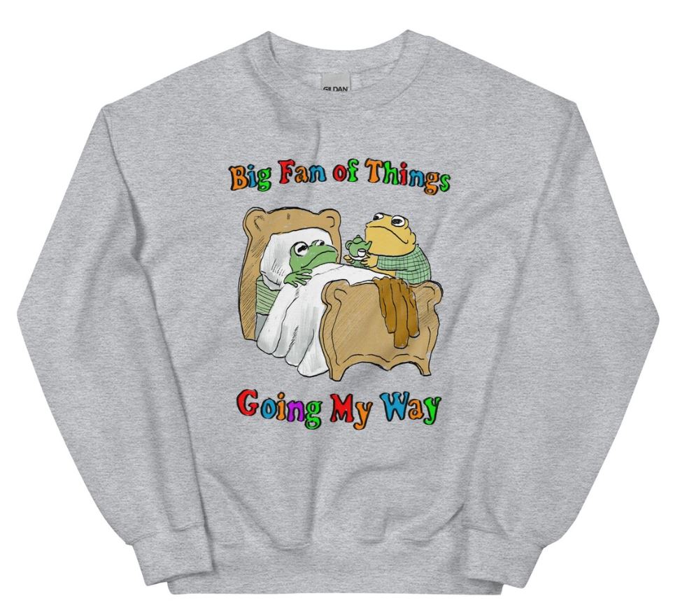 Frog & Toad Sweatshirt by JustinsShirtStore