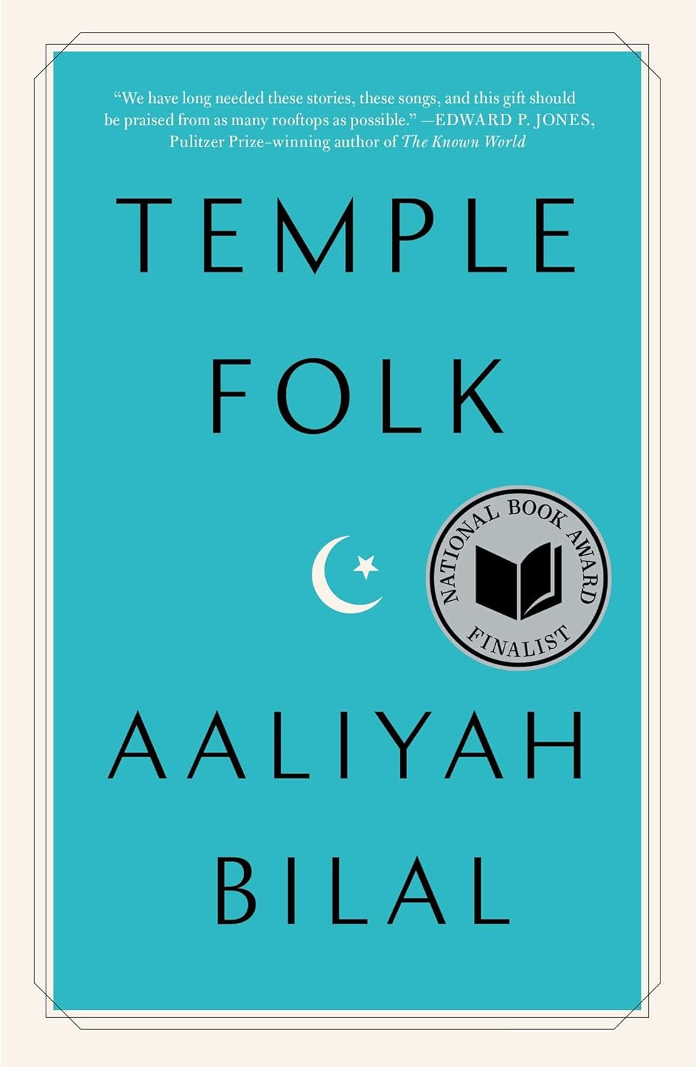 a graphic of the cover of Temple Folk by Aaliyah Bilal