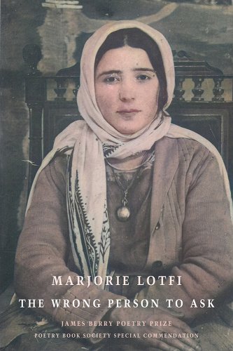 a graphic of the cover of The Wrong Person to Ask by Marjorie Lotfi 