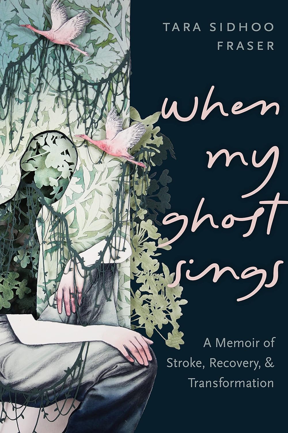 a graphic of the cover of When My Ghost Sings: A Memoir of Stroke, Recovery, and Transformation by Tara Sidhoo Fraser 
