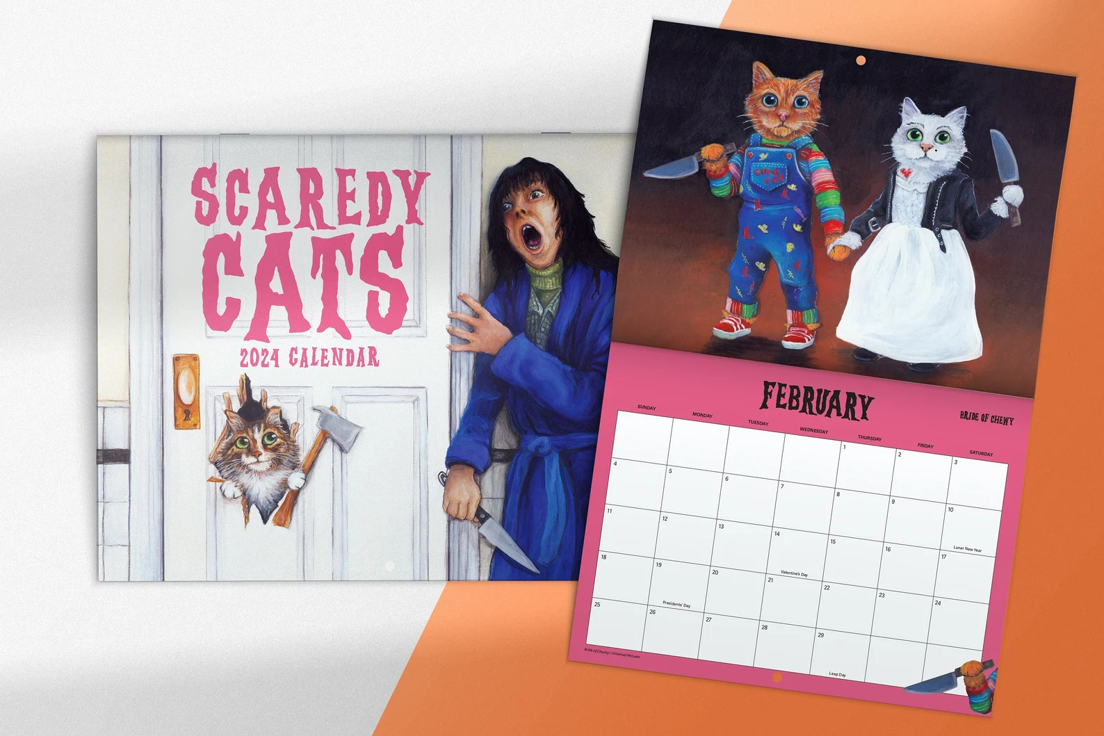 scaredy cats calendar