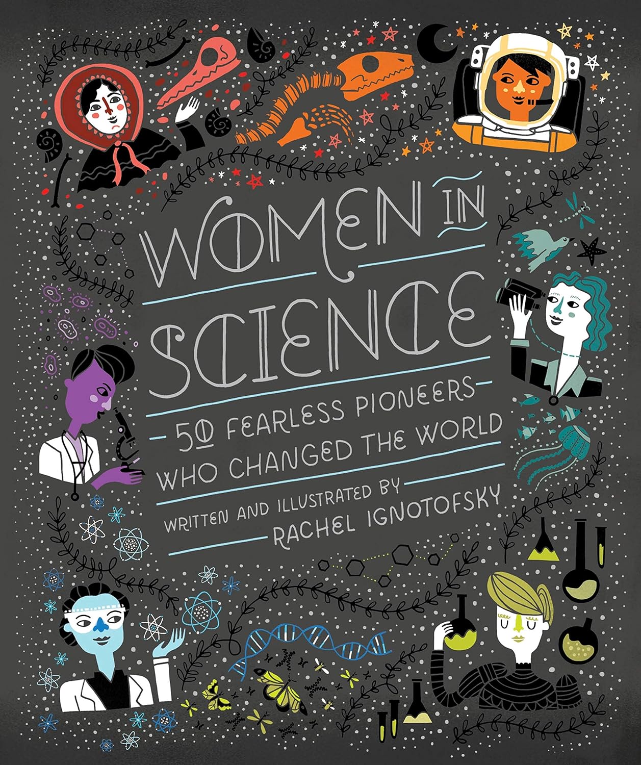 a graphic of the cover of Women in Science