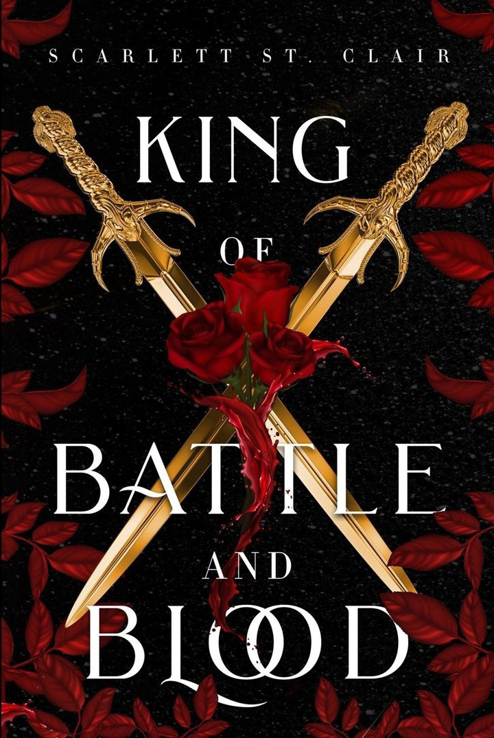 book cover of King of Battle and Blood by Scarlett St. Clair