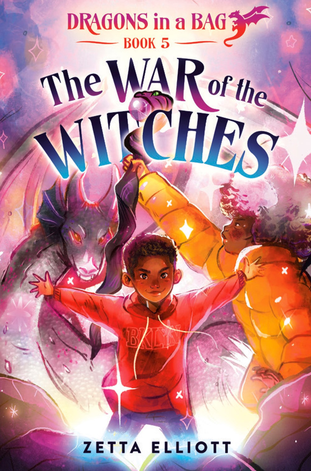 Cover of The War of the Witches by Zetta Elliott, illustrated by Cherise Harris