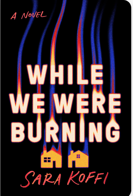 while we were burning book cover
