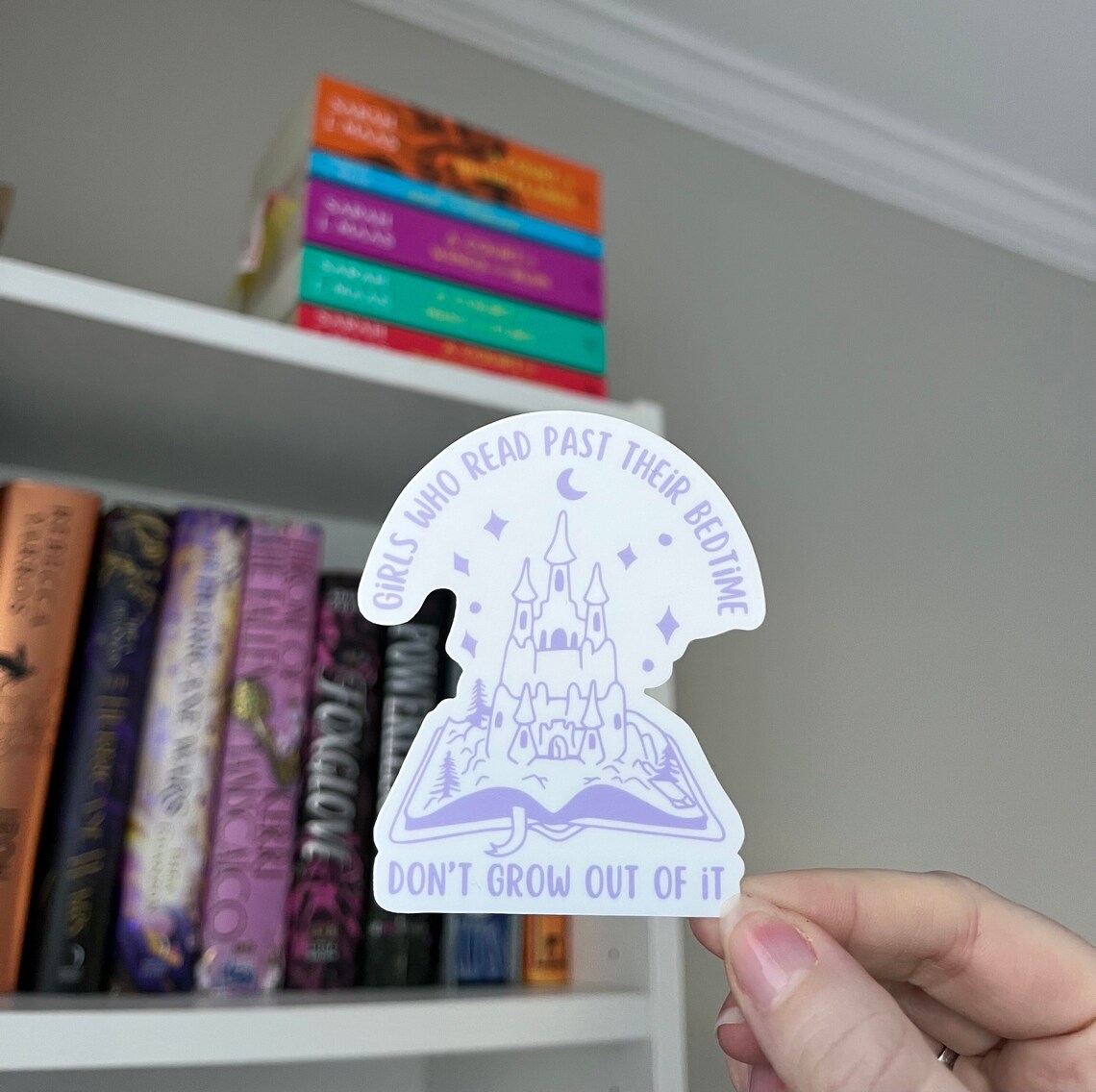 Bookish Girlhood Sticker by SciencePlusCoffee