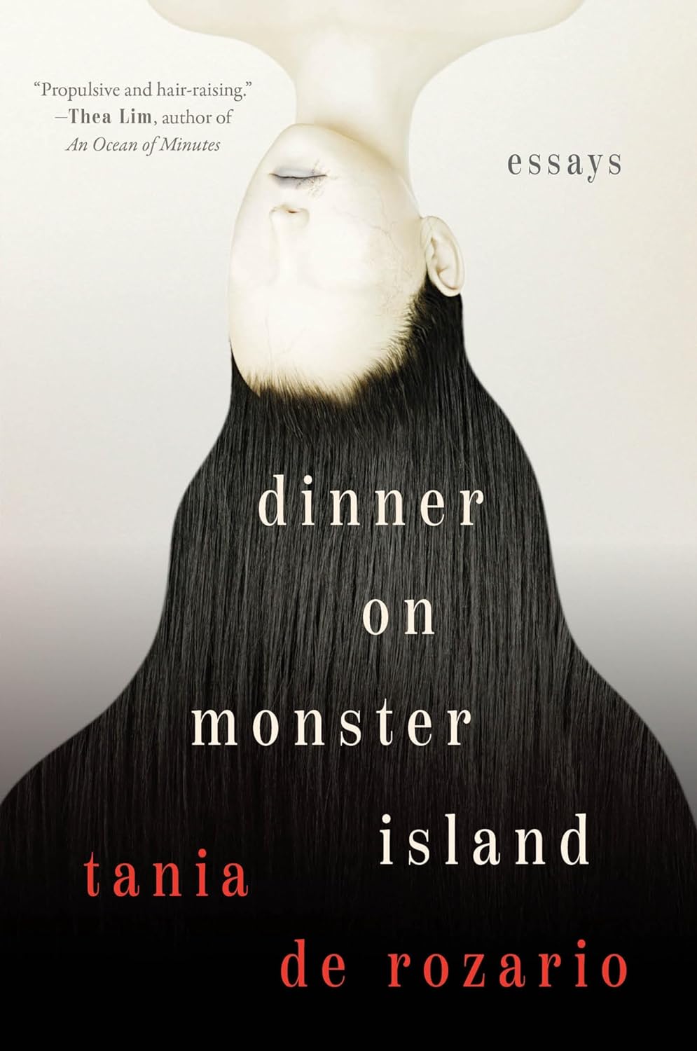 a graphic of the cover of Dinner on Monster Island by Tania De Rozario