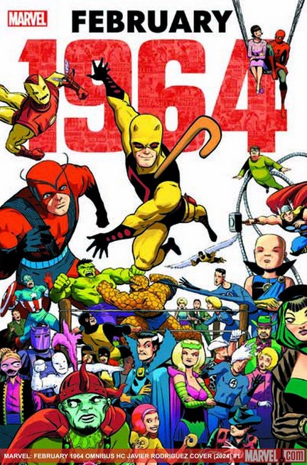 Marvel February 1964 Omnibus cover