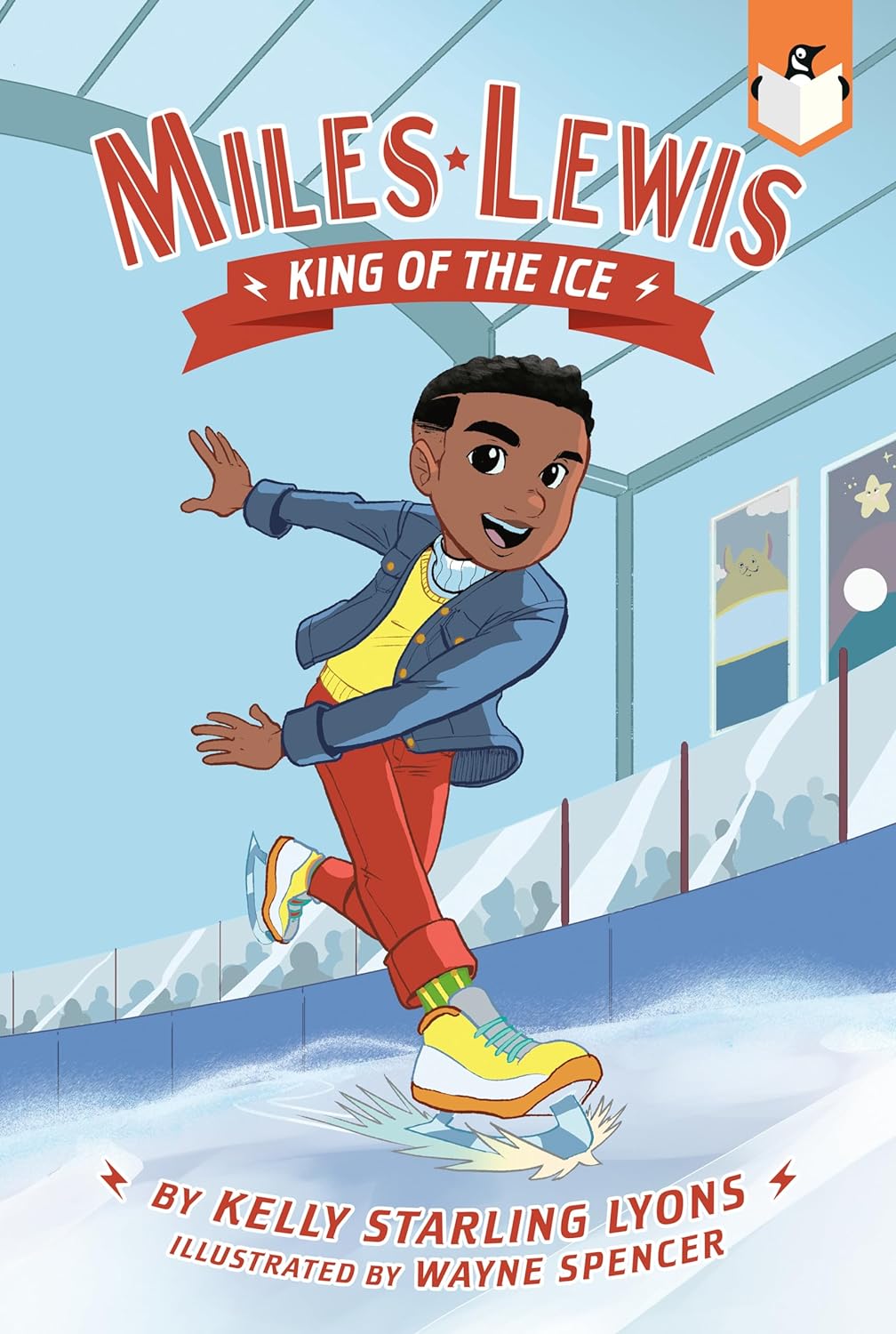 Cover of Miles Lewis: King of the Ice by Kelly Starling Lyons, illustrated by Wayne Spencer