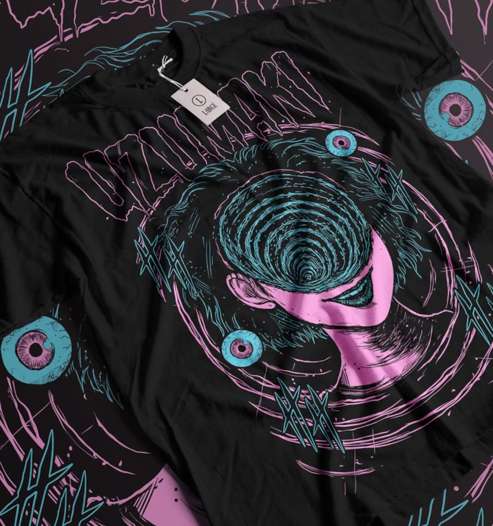 junji ito uzumaki tshirt