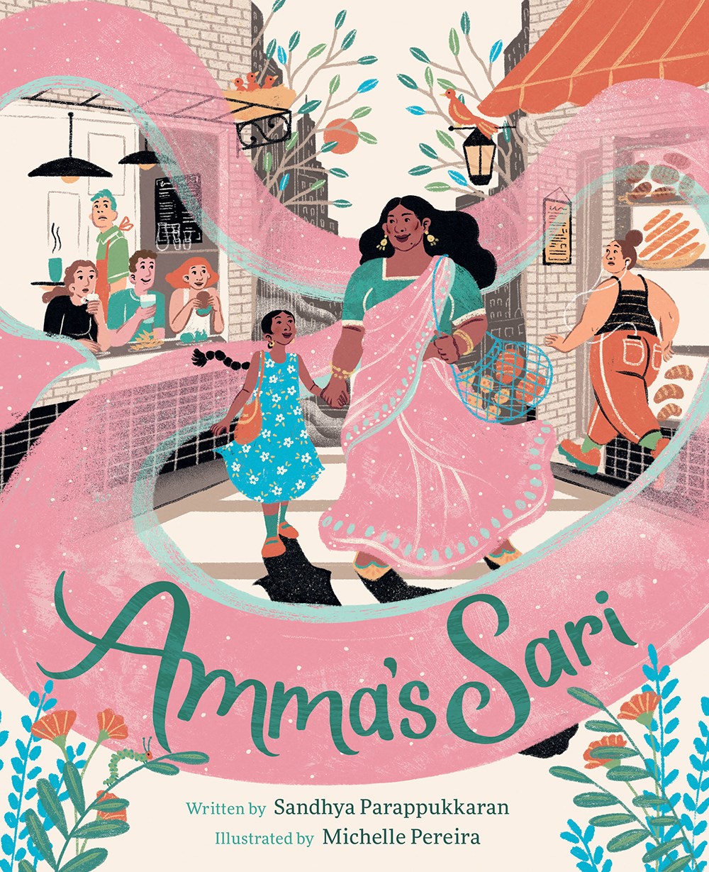 Cover of Amma's Sari by Sandhya Parappukkaran, illustrated by Michelle Pereira