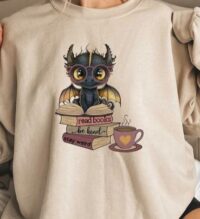 picture of book dragon shirt