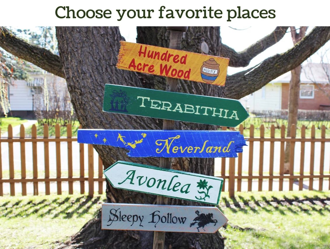 Bookish Outdoor Signs by CurioObscurio