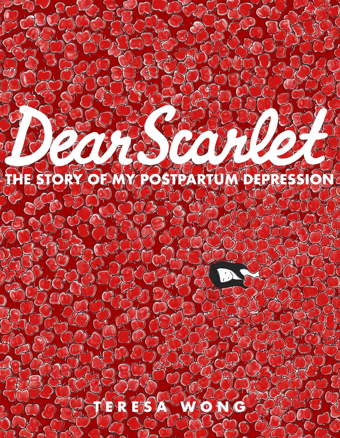 a graphic of the cover of Dear Scarlet: My Story of Postpartum Depression by Teresa Wong