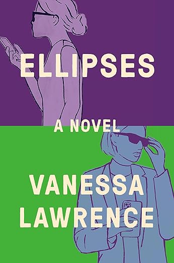 cover of Ellipses by Vanessa Lawrence; illustration of two people wearing sunglasses 