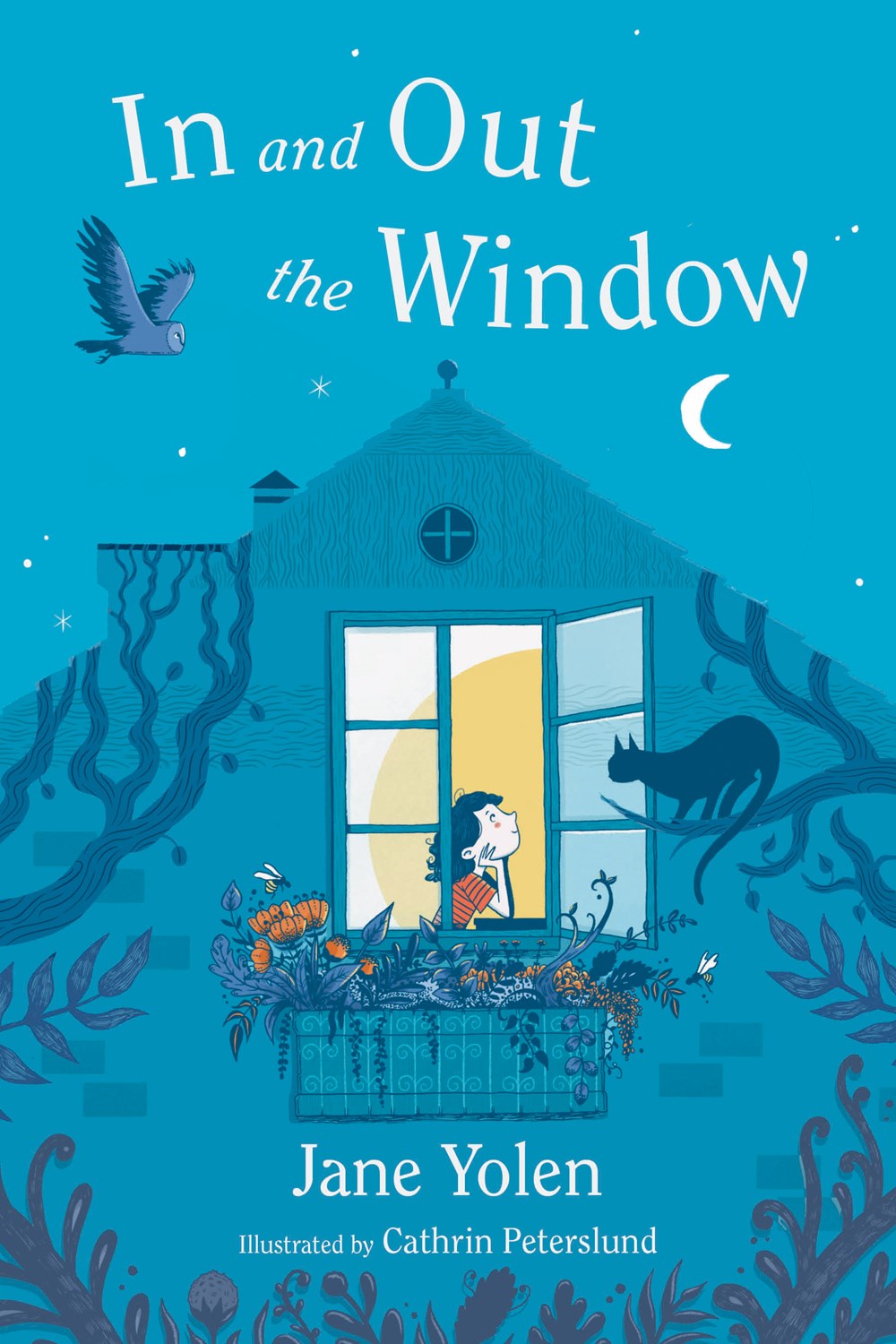 Cover of In and Out the Window by Jane Yolen, illustrated by Cathrin Peterslund